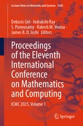 Cover: Proceedings of the Eleventh International Conference on Mathematics and Computing - Springer Nature Switzerland AG