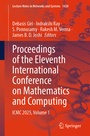 Cover: Proceedings of the Eleventh International Conference on Mathematics and Computing - Springer