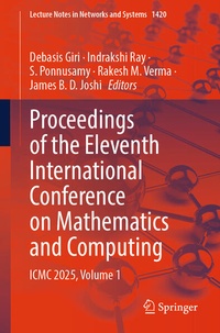 Enlarge image Cover: Proceedings of the Eleventh International Conference on Mathematics and Computing - Springer