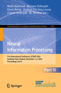 Enlarge image Cover: Neural Information Processing - Springer Nature Switzerland AG