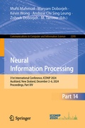 Cover: Neural Information Processing - Springer