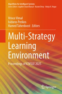 Enlarge image Cover: Multi-Strategy Learning Environment - Springer