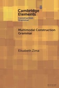 Cover: Multimodal Construction Grammar - Cambridge University Press