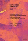 Cover: Attitudes toward Political Authoritarianism in Economically Advanced Democracies - Cambridge University Press