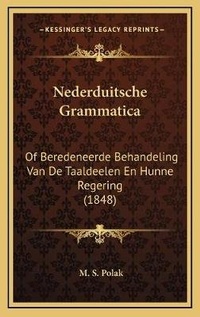 Abbildung von: Nederduitsche Grammatica - Kessinger Publishing