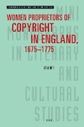 Cover: Women Proprietors of Copyright in England, 1675-1775 - Brill