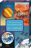 Cover: Schnapp und weg! Das superschnelle Kartenspiel: Im Weltall - Usborne