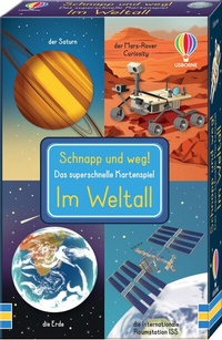 Abbildung von: Schnapp und weg! Das superschnelle Kartenspiel: Im Weltall - Usborne