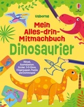 Cover: Mein Alles-drin-Mitmachbuch: Dinosaurier - Usborne