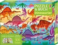 Cover: Puzzle & Buch: Dinosaurier - Usborne