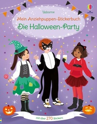 Abbildung von: Mein Anziehpuppen-Stickerbuch: Die Halloween-Party - Usborne
