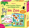 Cover: Mein buntes Memo und Bilderlotto: Im Zoo - Usborne