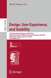 Abbildung von: Design, User Experience, and Usability - Springer
