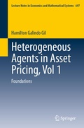 Cover: Heterogeneous Agents in Asset Pricing, Vol 1 - Springer