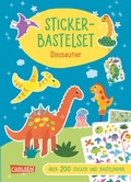 Cover: Bastelset f&uuml;r Kinder: Sticker-Bastelset: Dinosaurier - Carlsen