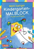 Cover: Mein lustiger Kindergarten-Malblock Punkt-zu-Punkt - Carlsen