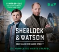 Cover: Sherlock & Watson - Neues aus der Baker Street. Die komplette vierte Staffel - Der Audio Verlag