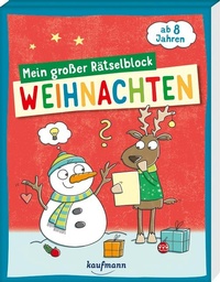 Abbildung von: Mein großer Rätselblock Weihnachten 2 - Kaufmann Verlag