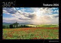 Cover: Toskana Premiumkalender 2026 - 360&deg; medien