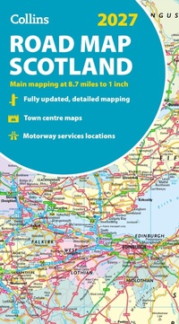 Abbildung von: 2027 Collins Road Map of Scotland - Collins