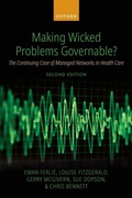 Cover: Making Wicked Problems Governable? - Oxford University Press