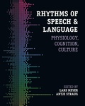 Cover: Rhythms of Speech and Language - Cambridge University Press