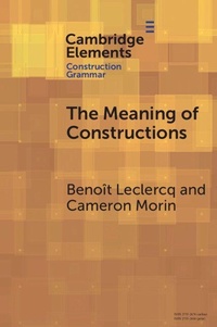 Enlarge image Cover: The Meaning of Constructions - Cambridge University Press