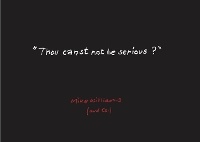 Enlarge image Cover: Thou Canst Not Be Serious - Mike Williams
