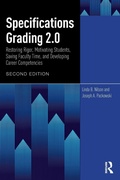 Cover: Specifications Grading 2.0 - Routledge