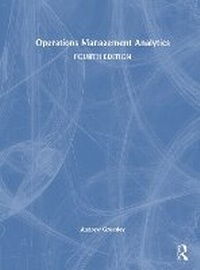 Abbildung von: Operations Management Analytics - Routledge