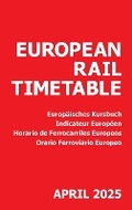 Cover: European Rail Timetable April 2025 - BookVAULT Publishing