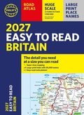 Cover: Philip's 2027 Easy to Read Road Atlas of Britain (A4 Paperback) - Philip's