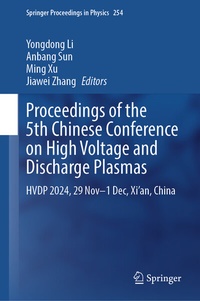 Abbildung von: Proceedings of the 5th Chinese Conference on High Voltage and Discharge Plasmas - Springer