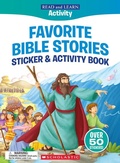 Cover: Read and Learn: Favorite Bible Stories Sticker & Activity Book - Little Shepherd Books
