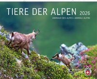 Abbildung von: Tiere der Alpen 2026 - Weber Verlag AG