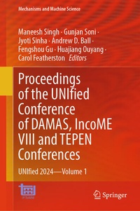 Enlarge image Cover: Proceedings of the UNIfied Conference of DAMAS, IncoME VIII and TEPEN Conferences - Springer