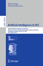 Cover: Artificial Intelligence in HCI - Springer