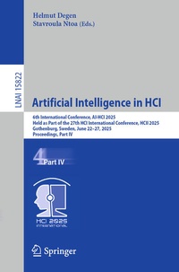 Enlarge image Cover: Artificial Intelligence in HCI - Springer