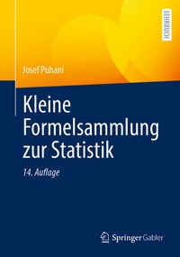 Abbildung von: Kleine Formelsammlung zur Statistik - Springer Gabler