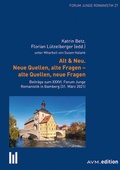 Cover: Alt & Neu. Neue Quellen, alte Fragen - alte Quellen, neue Fragen - Akademische Verlagsgemeinschaft M&uuml;nchen