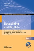 Cover: Data Mining and Big Data - Springer