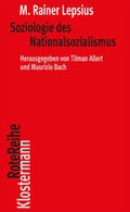 Cover: Soziologie des Nationalsozialismus - Vittorio Klostermann Verlag