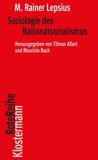 Abbildung von: Soziologie des Nationalsozialismus - Vittorio Klostermann Verlag