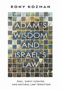 Abbildung von: Adam's Wisdom and Israel's Law - Baylor University Press