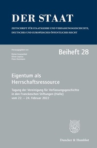 Abbildung von: Eigentum als Herrschaftsressource - Duncker & Humblot