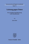 Abbildung von: Leistung gegen Daten - Duncker & Humblot