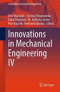Enlarge image Cover: Innovations in Mechanical Engineering IV - Springer