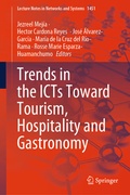 Cover: Trends in the ICTs Toward Tourism, Hospitality and Gastronomy - Springer