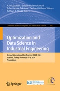 Cover: Optimization and Data Science in Industrial Engineering - Springer
