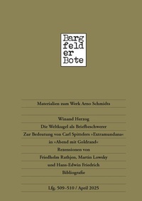 Abbildung von: Bargfelder Bote - edition text + kritik